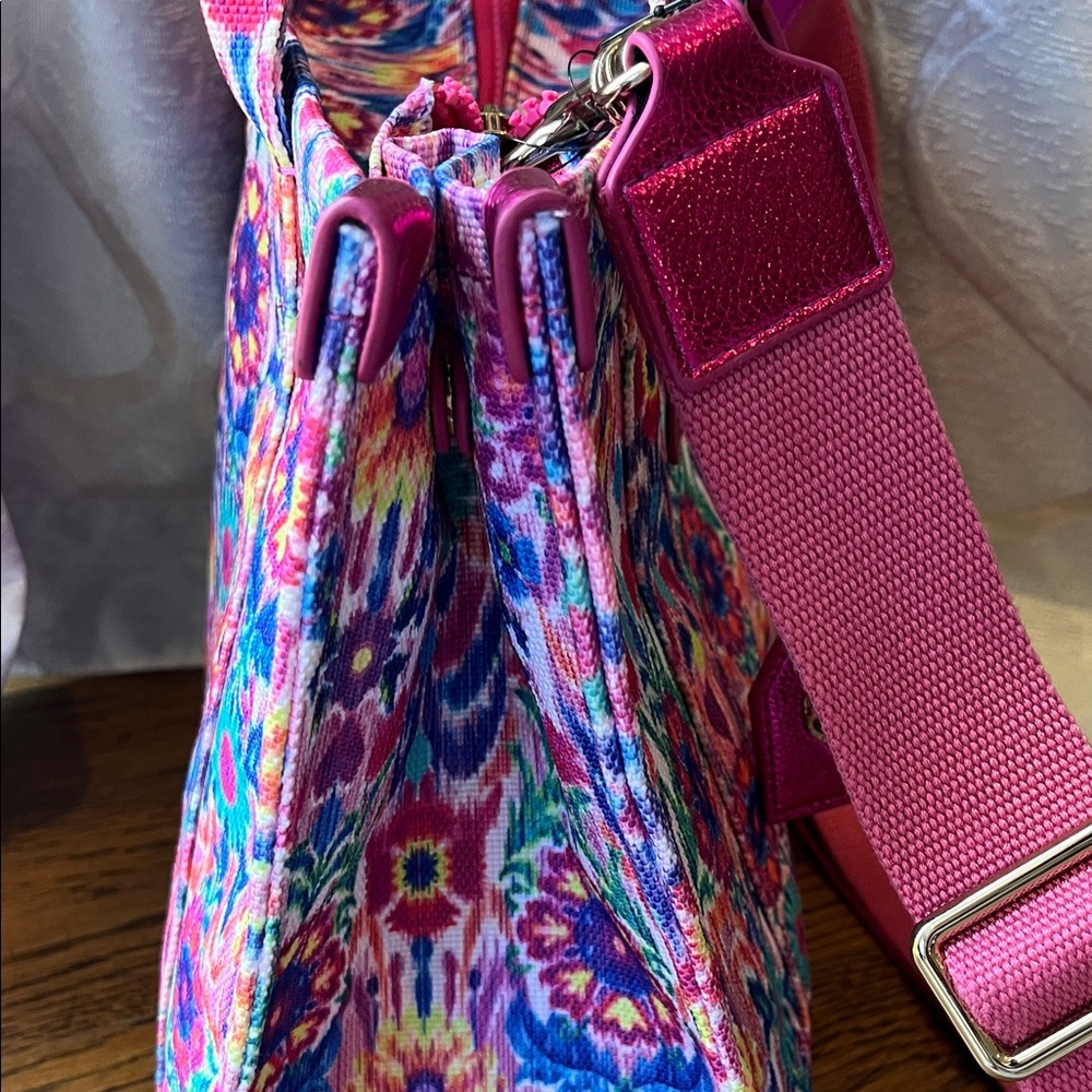 Limited Edition Kurt Geiger x Matthew Williamson Colorful Patterned Tote Bag - Picture 10 of 16